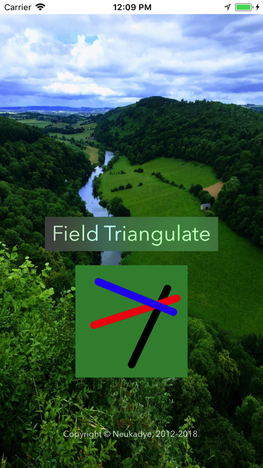 Field Triangulate Launch Screen